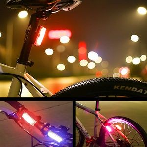Compact White LED Bike Light With Rechargeable Multiple Lighting Modes 3