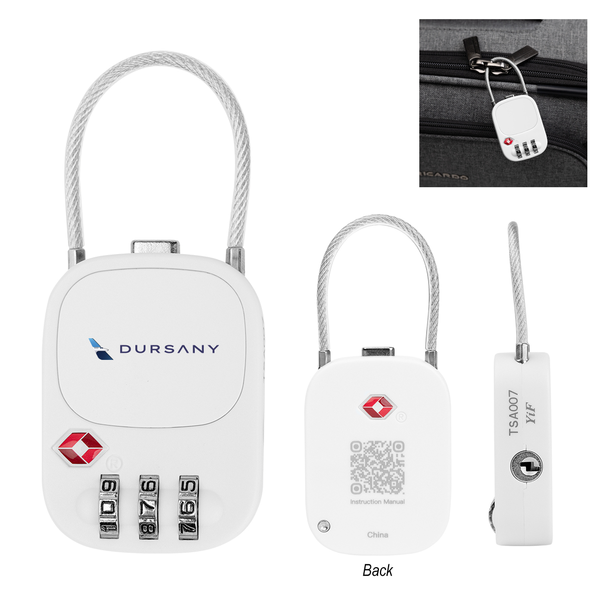 Frequent Flyer Luggage Lock 2