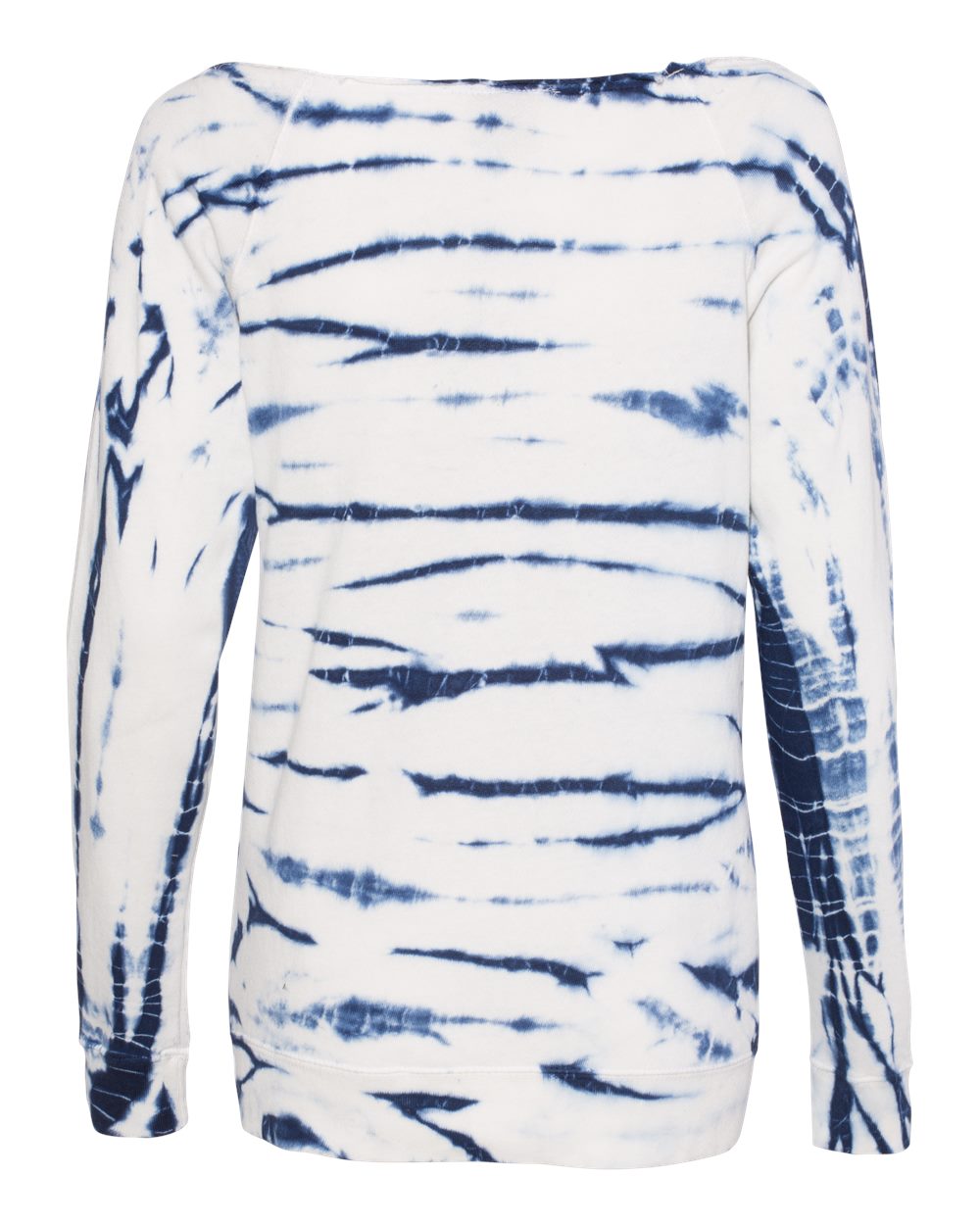 Women's French Terry Off-the-Shoulder Tie-Dyed Sweatshirt - W20173 2