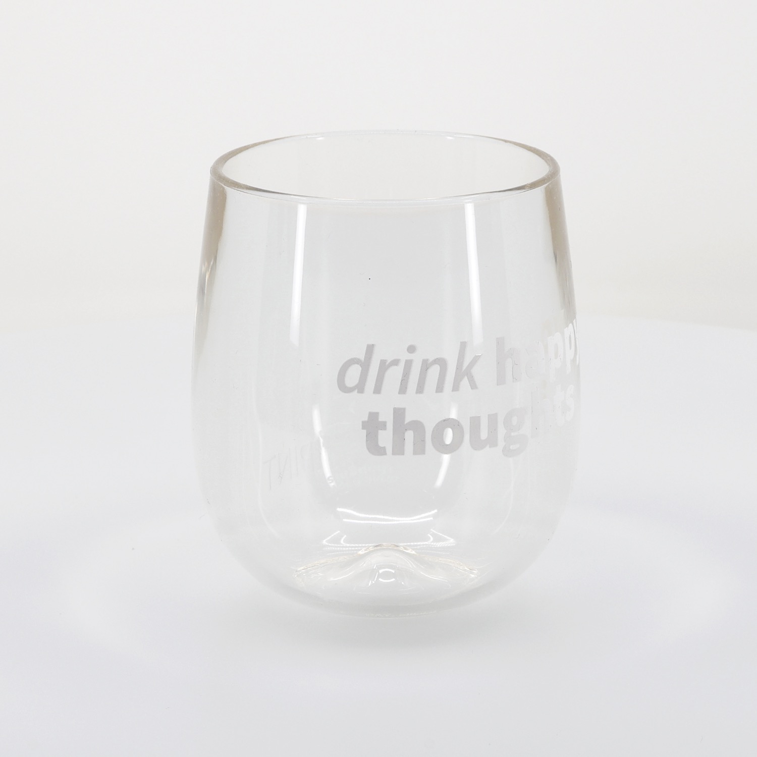 Silipint® Clear Stemless Wine Glass - 12 oz. 34