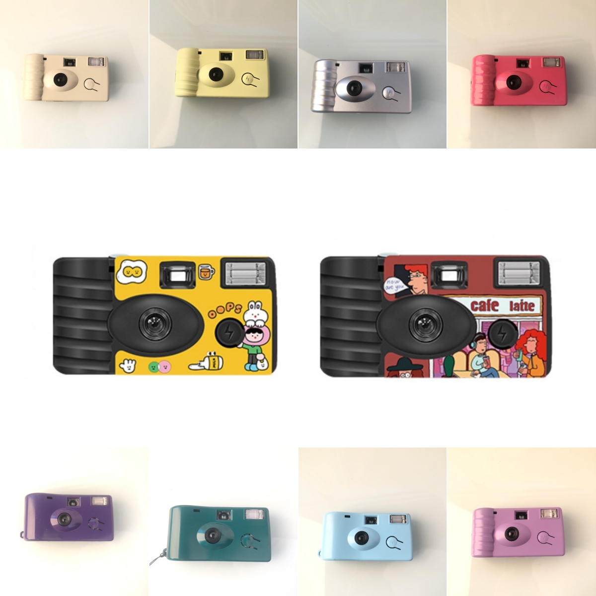 Custom27-exposure 35 mm color film Disposable Camera with photoflash 2