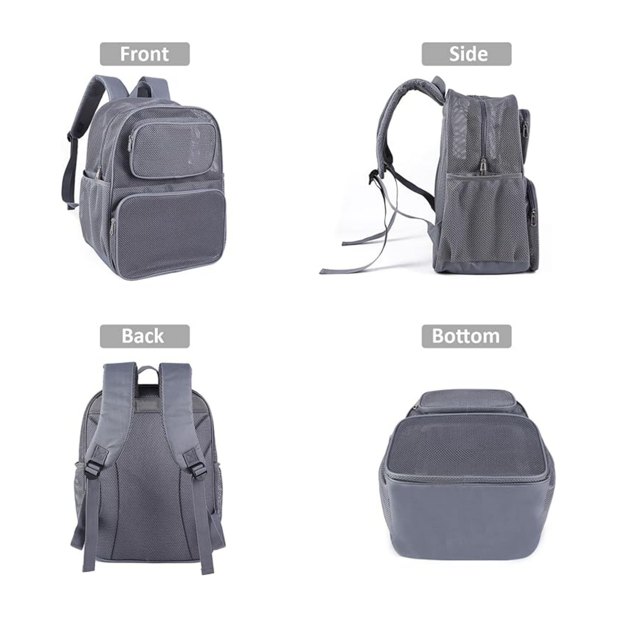 See Through Mesh Backpack 7