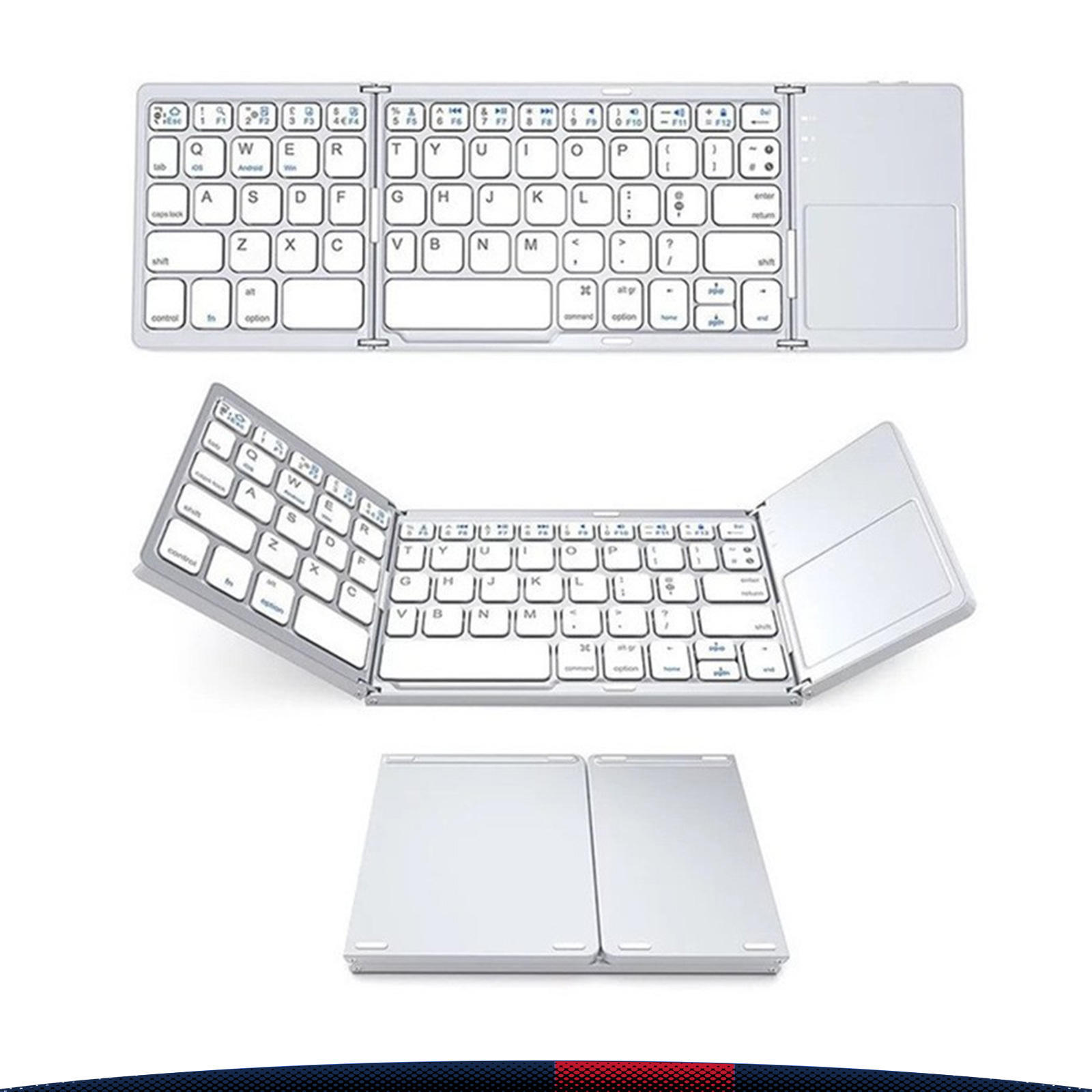 Tri-Fold Bluetooth Keyboard 5