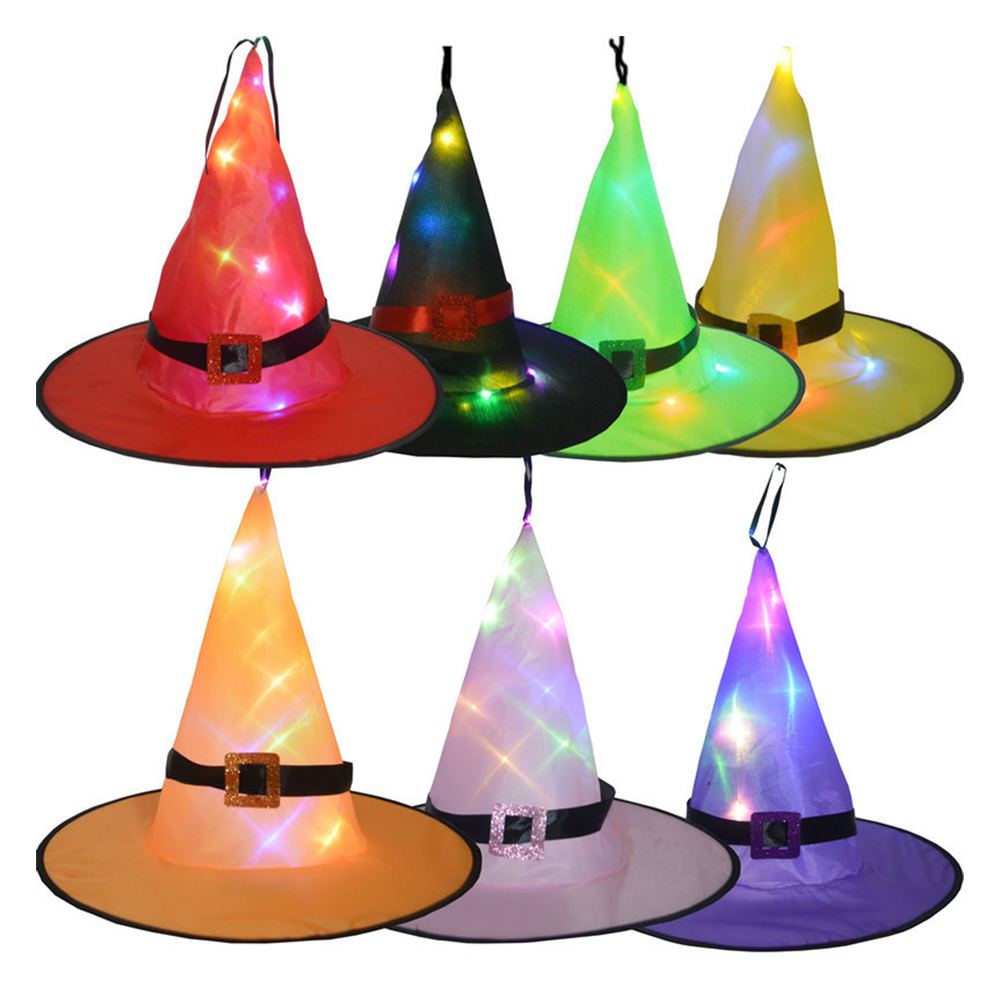 Halloween Decorations Witch Hat Light 3