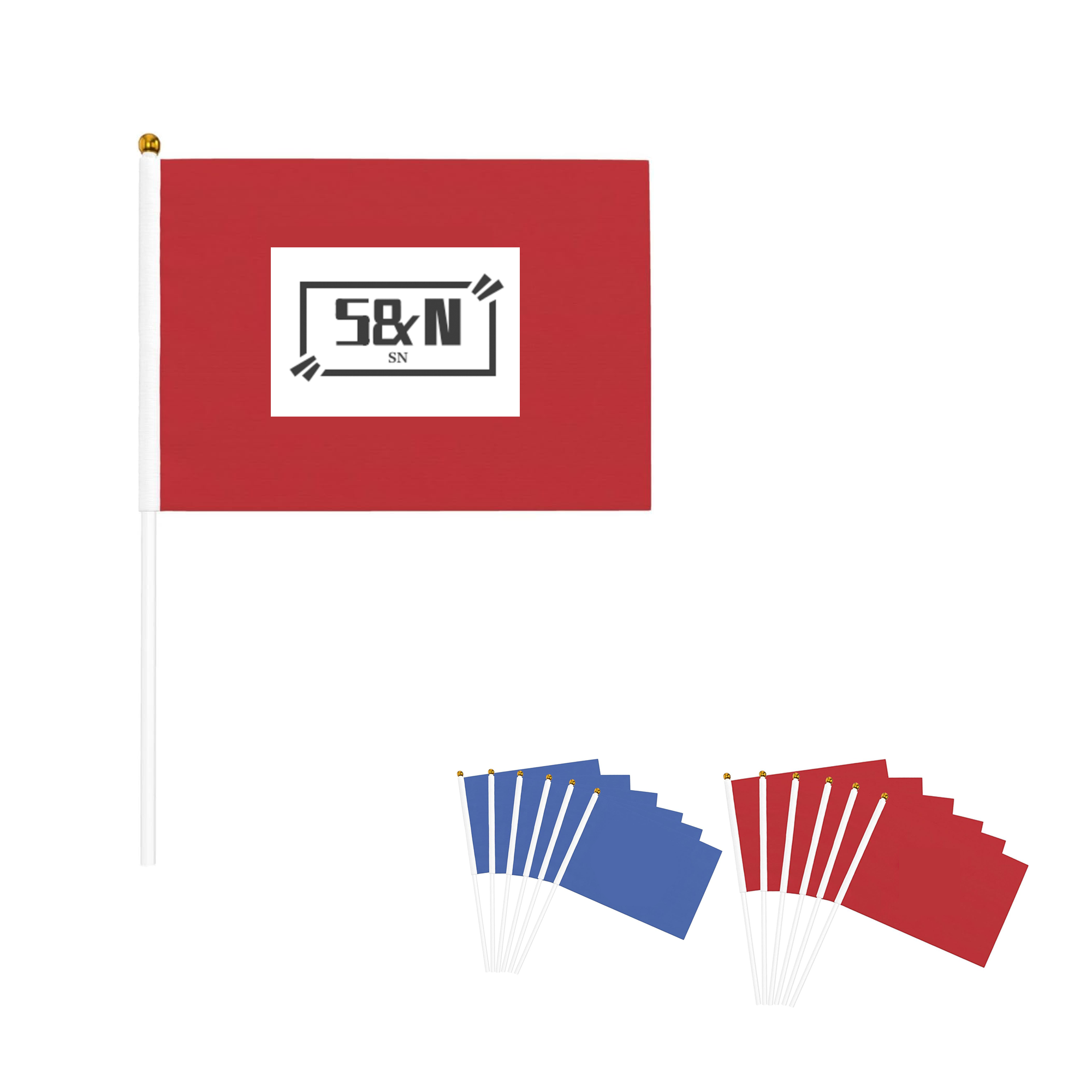 Full Color Mini Polyester Parade Flag 2