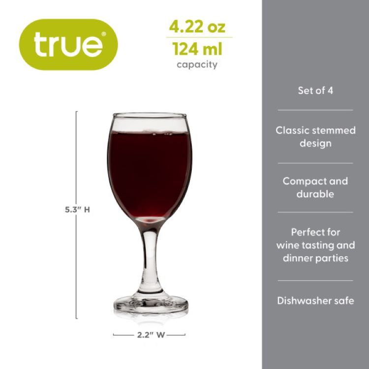 True® Wine Tasting Glass, set of 4 8