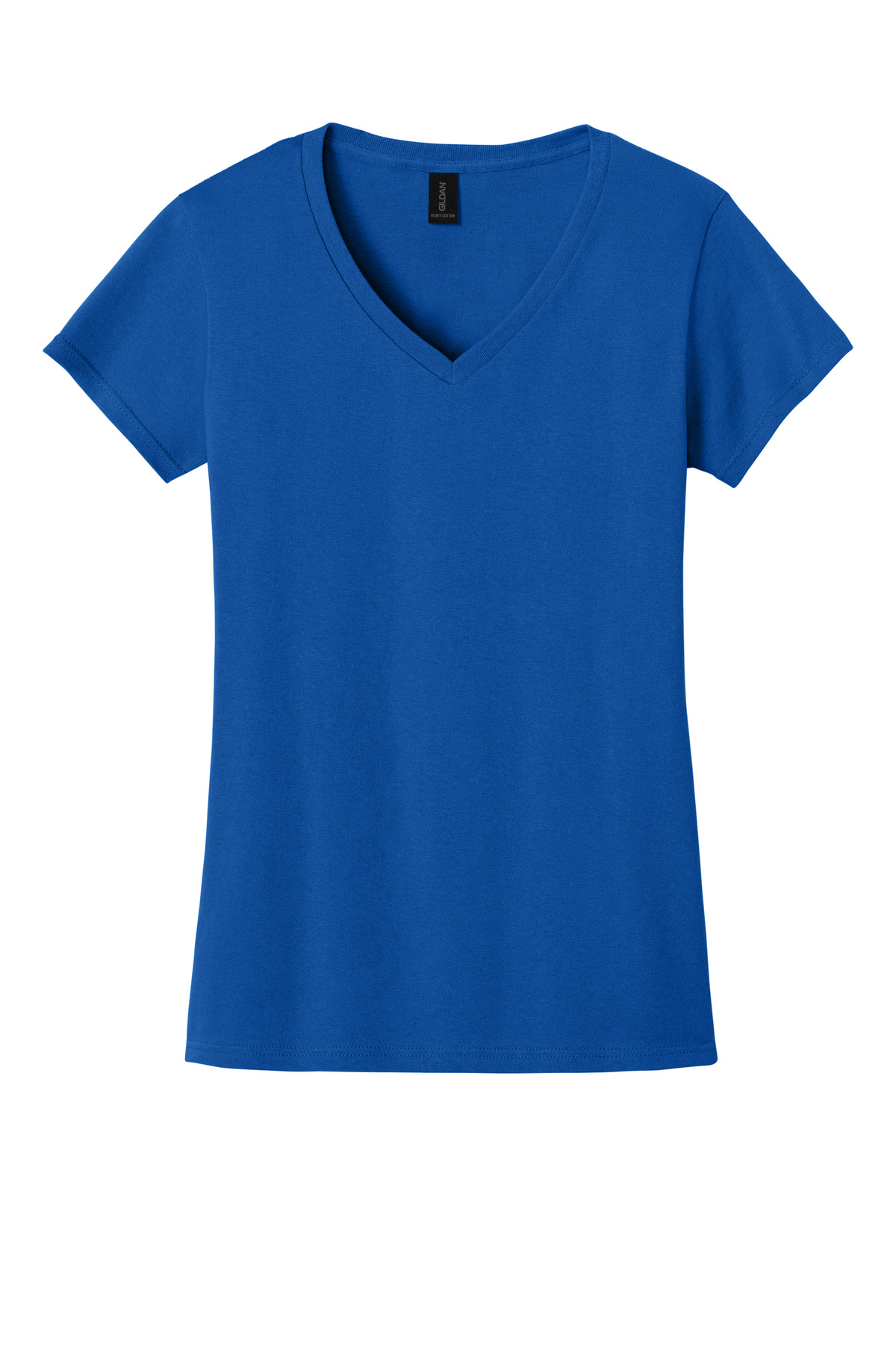 Gildan Women's Heavy Cotton 100% Cotton V-Neck T-Shirt. 5V00L 80