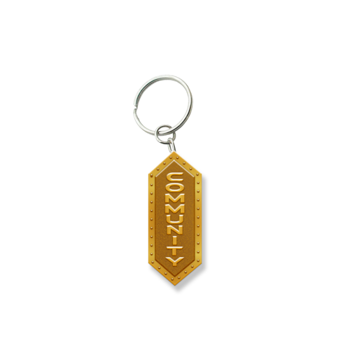 Customized Zinc Alloy Keychain with Shiny Gold Plating 5