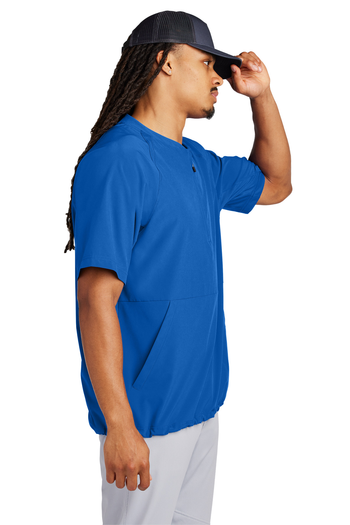 Sport-Tek Repeat 1/2-Zip Short Sleeve Jacket JST489 60
