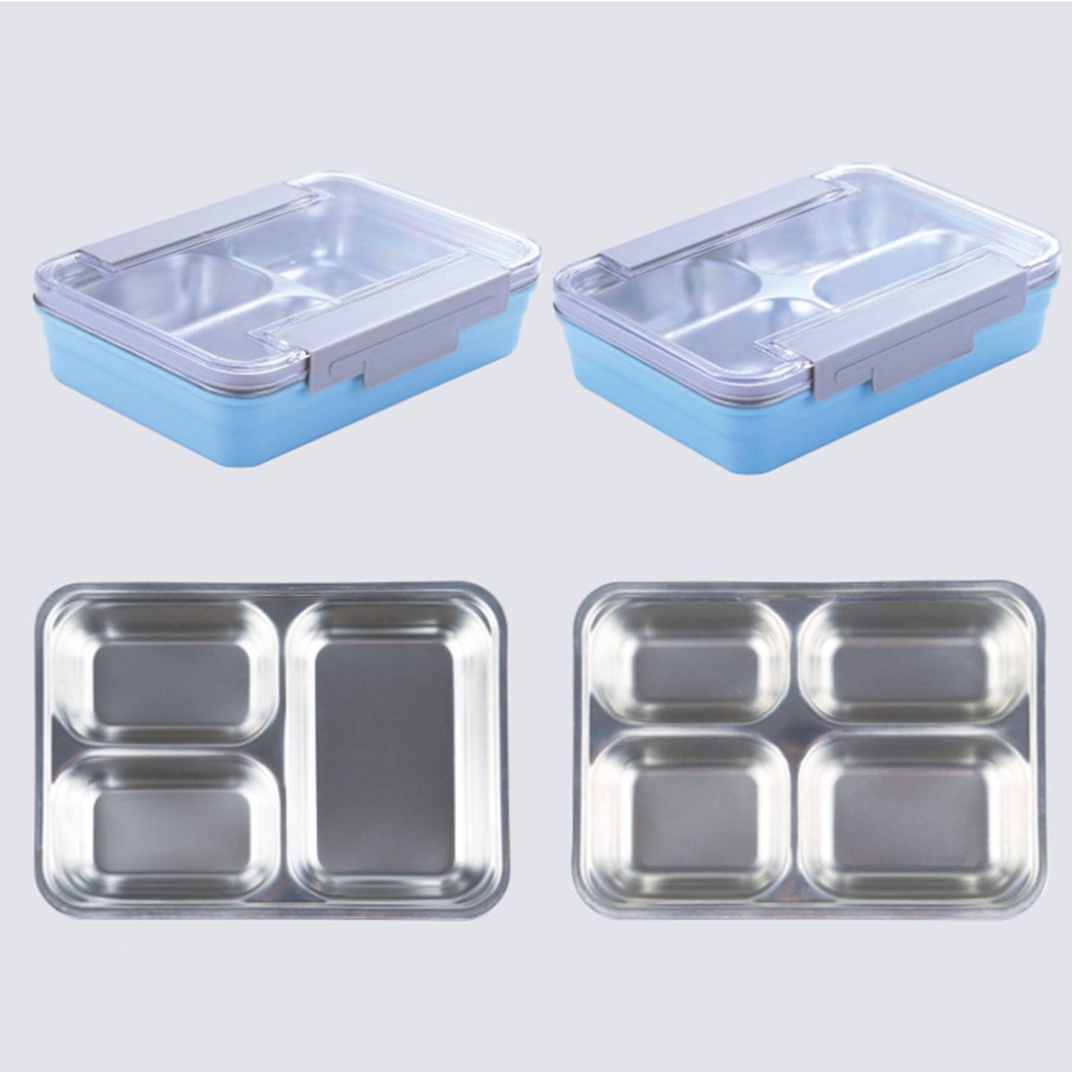 Custom Stainless Steel Children Bento Lunch Box 3