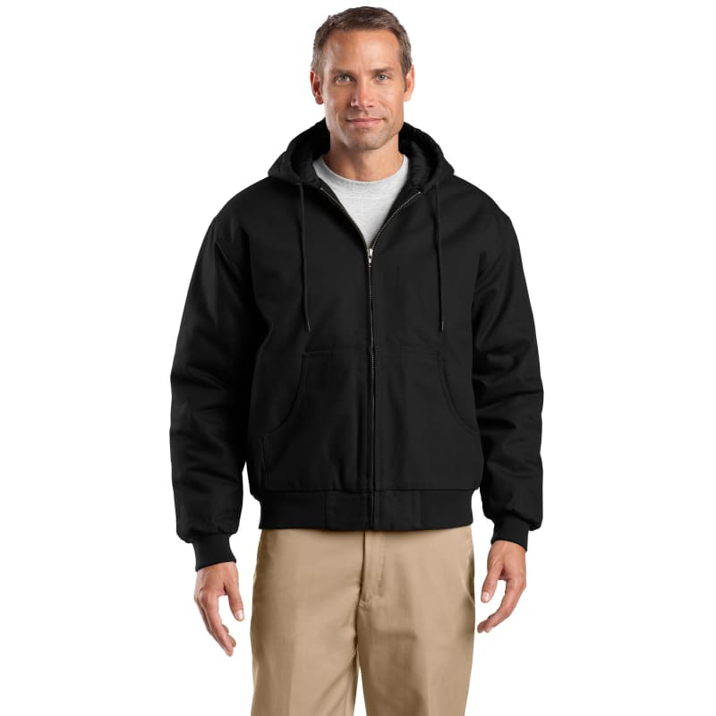 CornerStone Tall Duck Cloth Hooded Work Jacket. 8