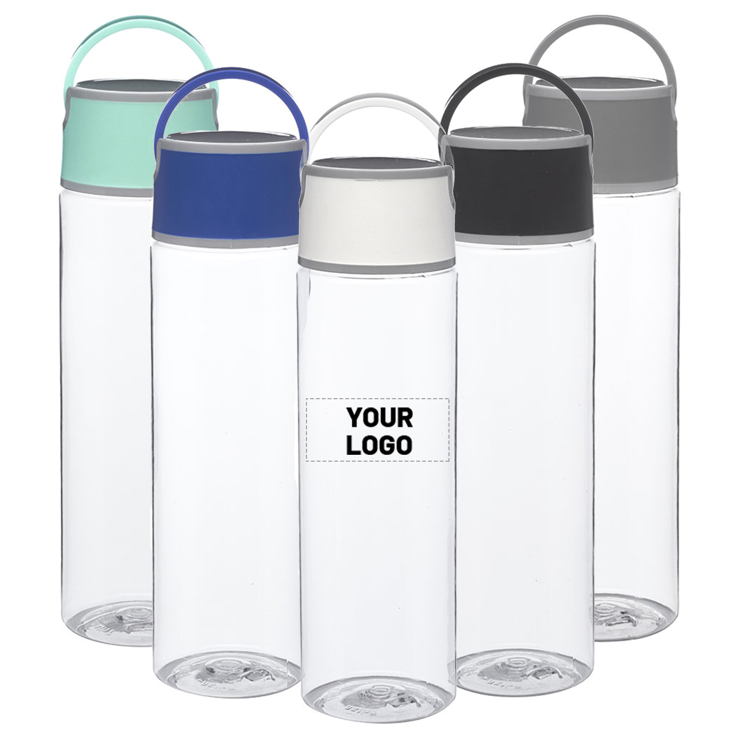 Plastic Bottle with Carrying Handle, 23oz. 4