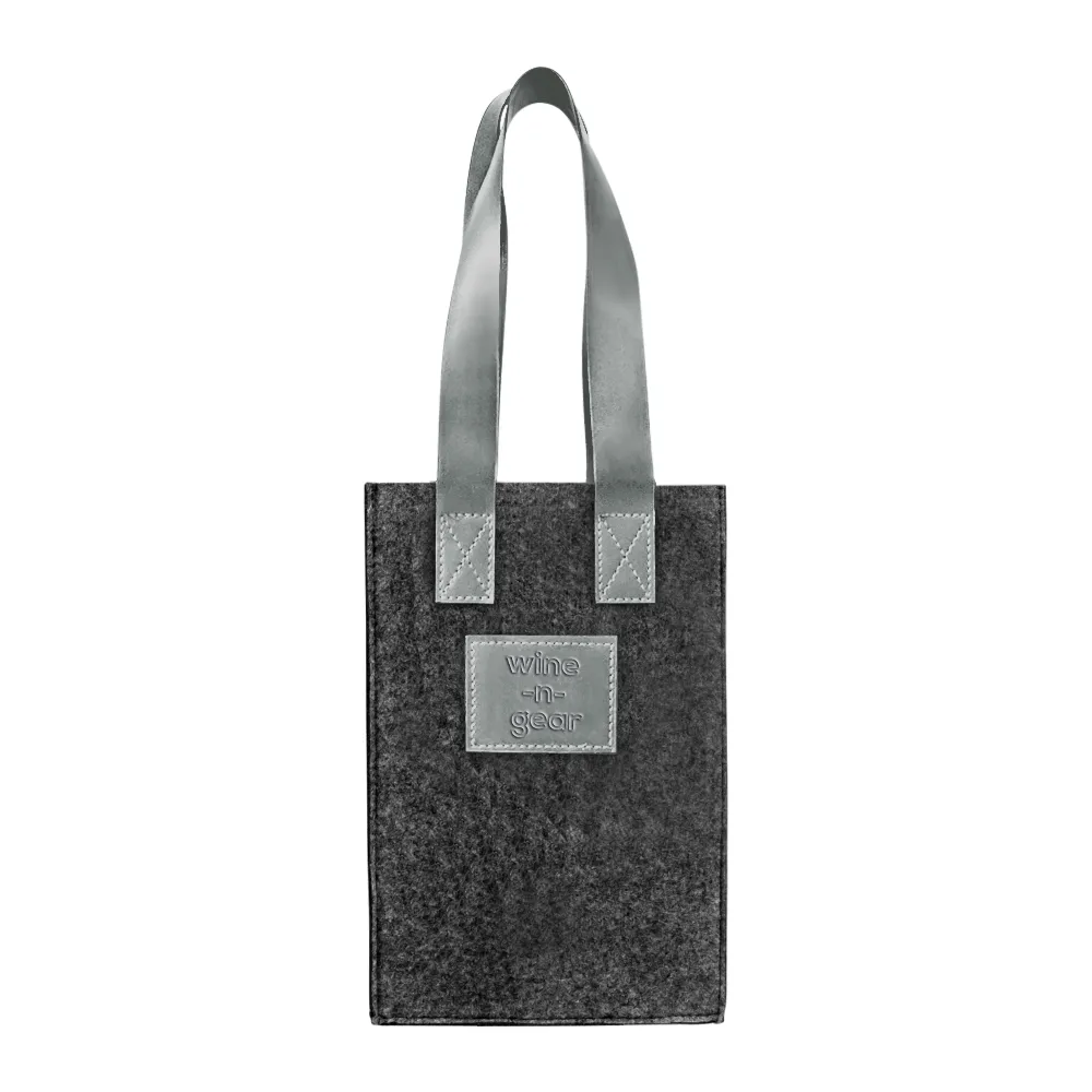 2-Bottle Felt Wine Tote 14