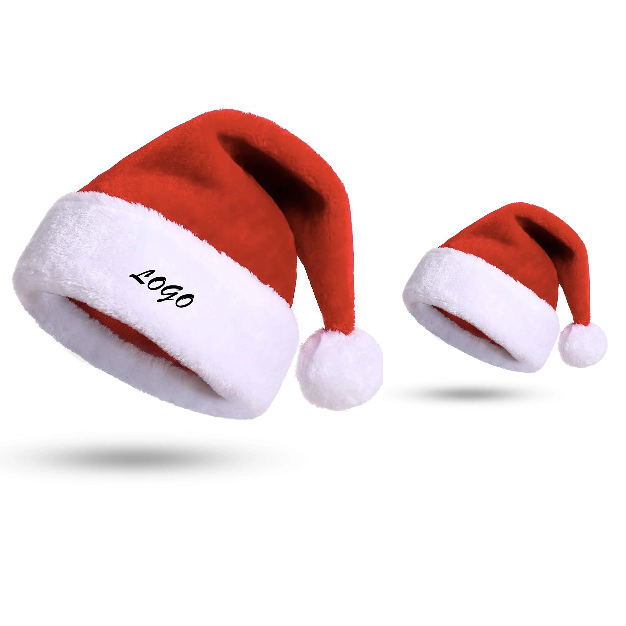 Luxurious Plush Santa Hat