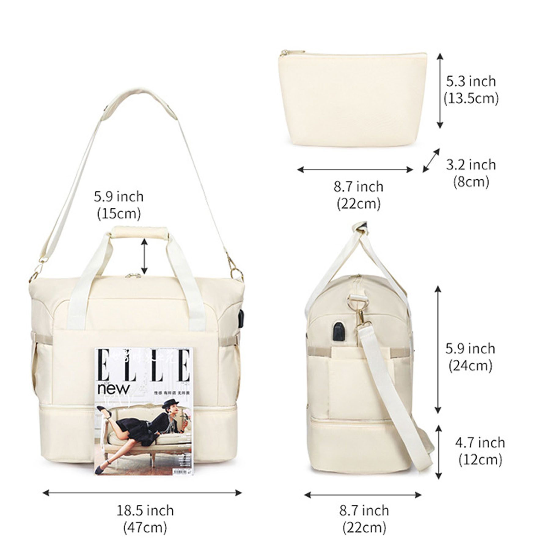 Travel Luggage Bag 3