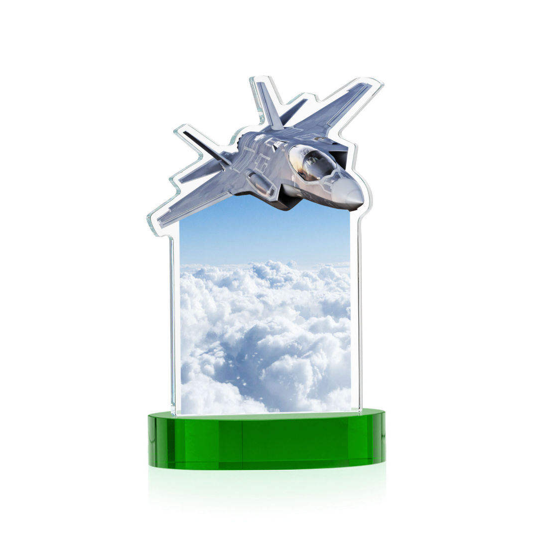 Top Gun VividPrint™ Award on Alberton Base - Green 8