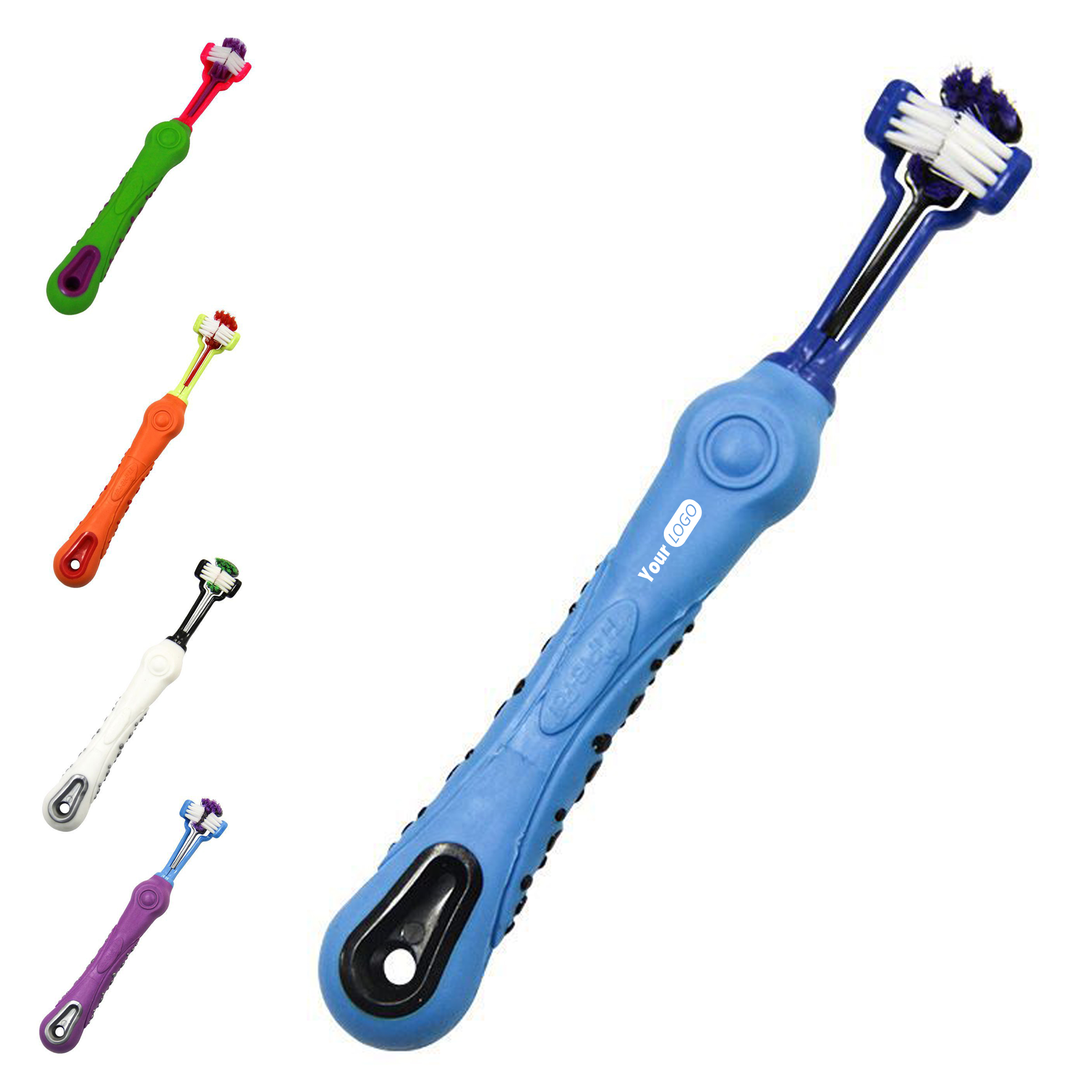 Abs Durable Pet Toothbrush ?C Gentle And Efficient Cleaning 2