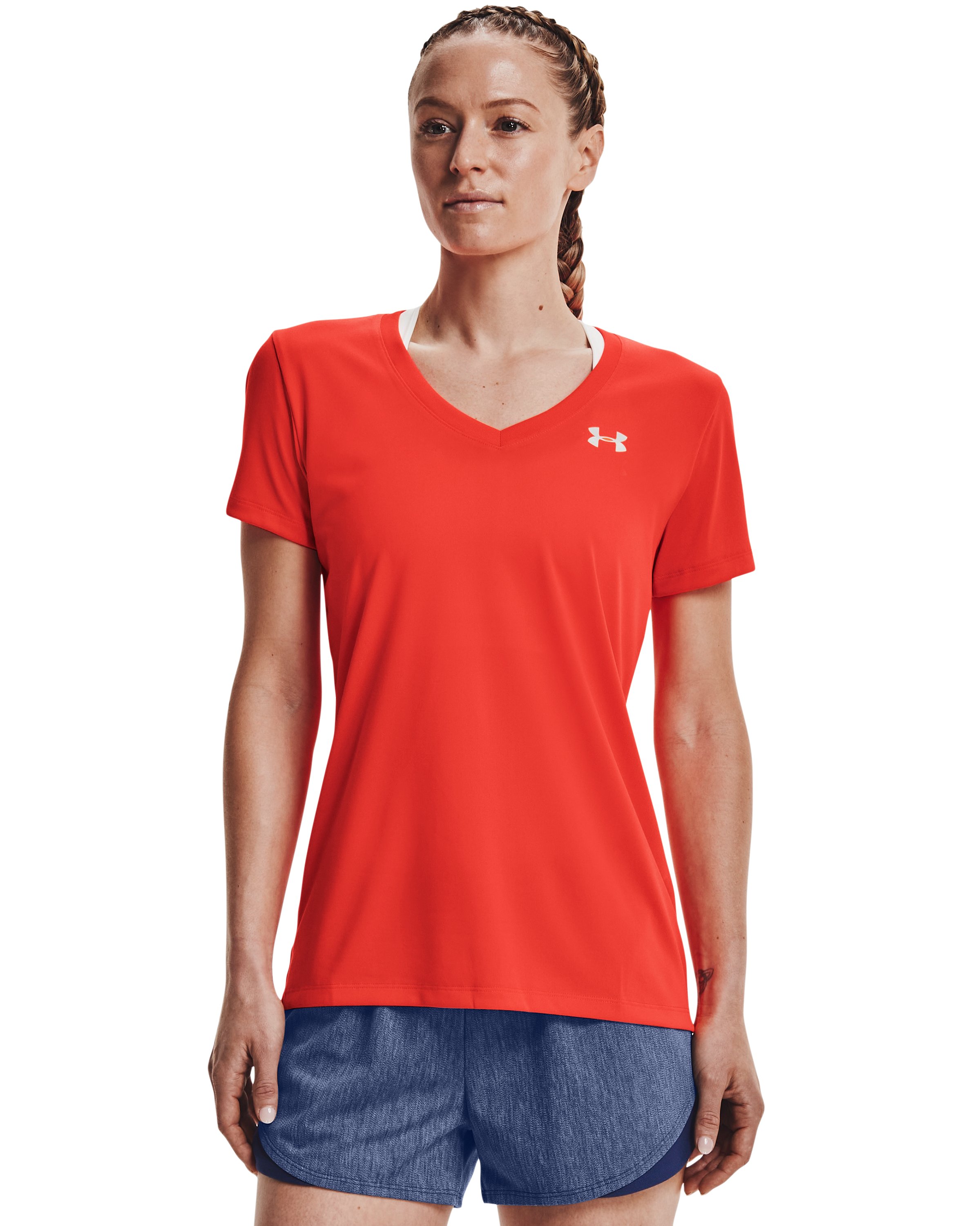UA Tech Women's V-Neck 18