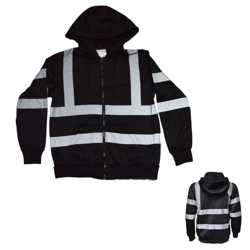 VISIPRO Reflective Safety Full-Zip Hoodie with Bands & Brace 20