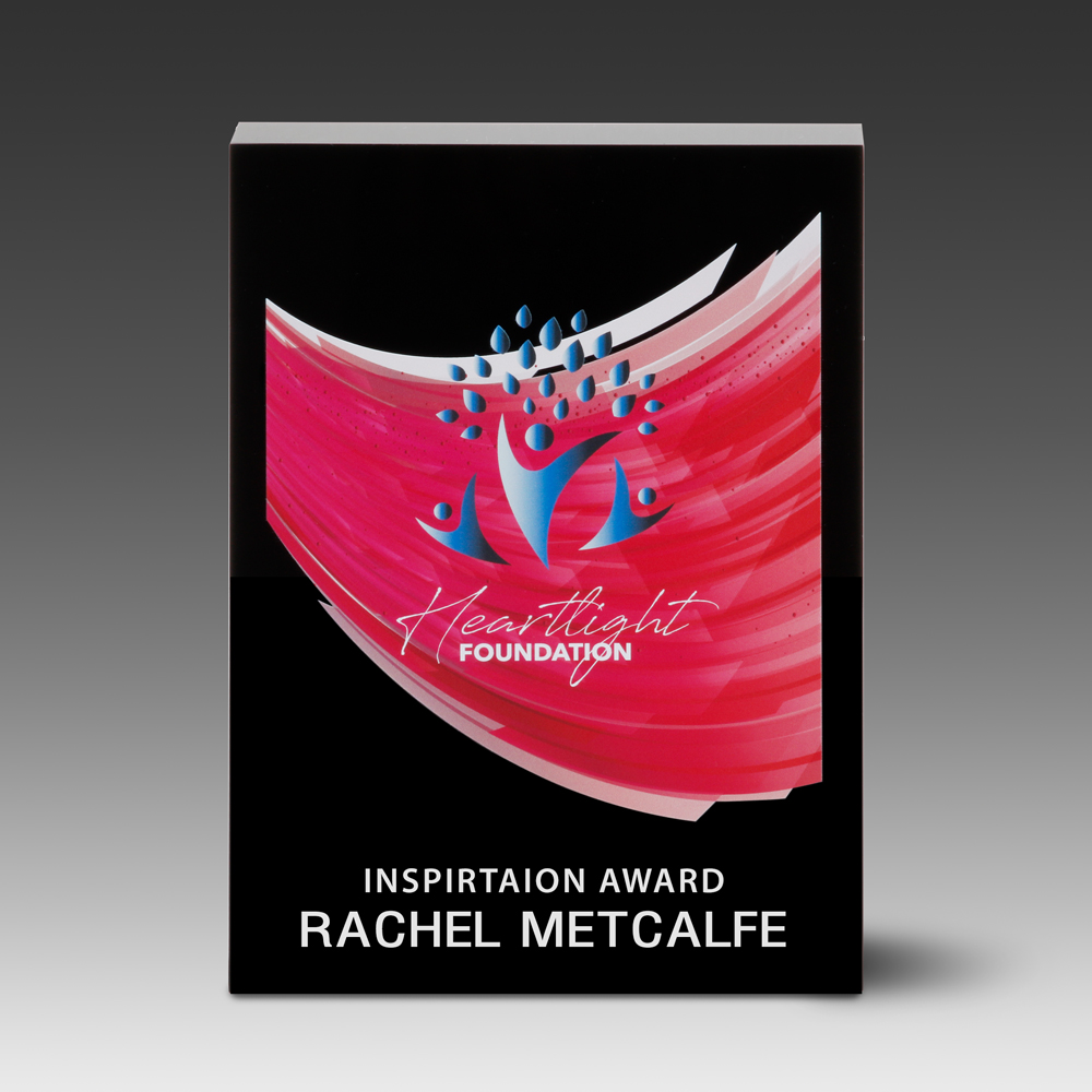 5" x 7" Rectangle Award Black 2