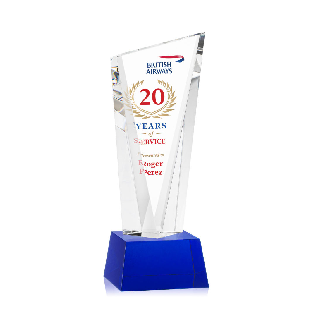 Plymouth VividPrint™ Award on Robson Base - Blue 10