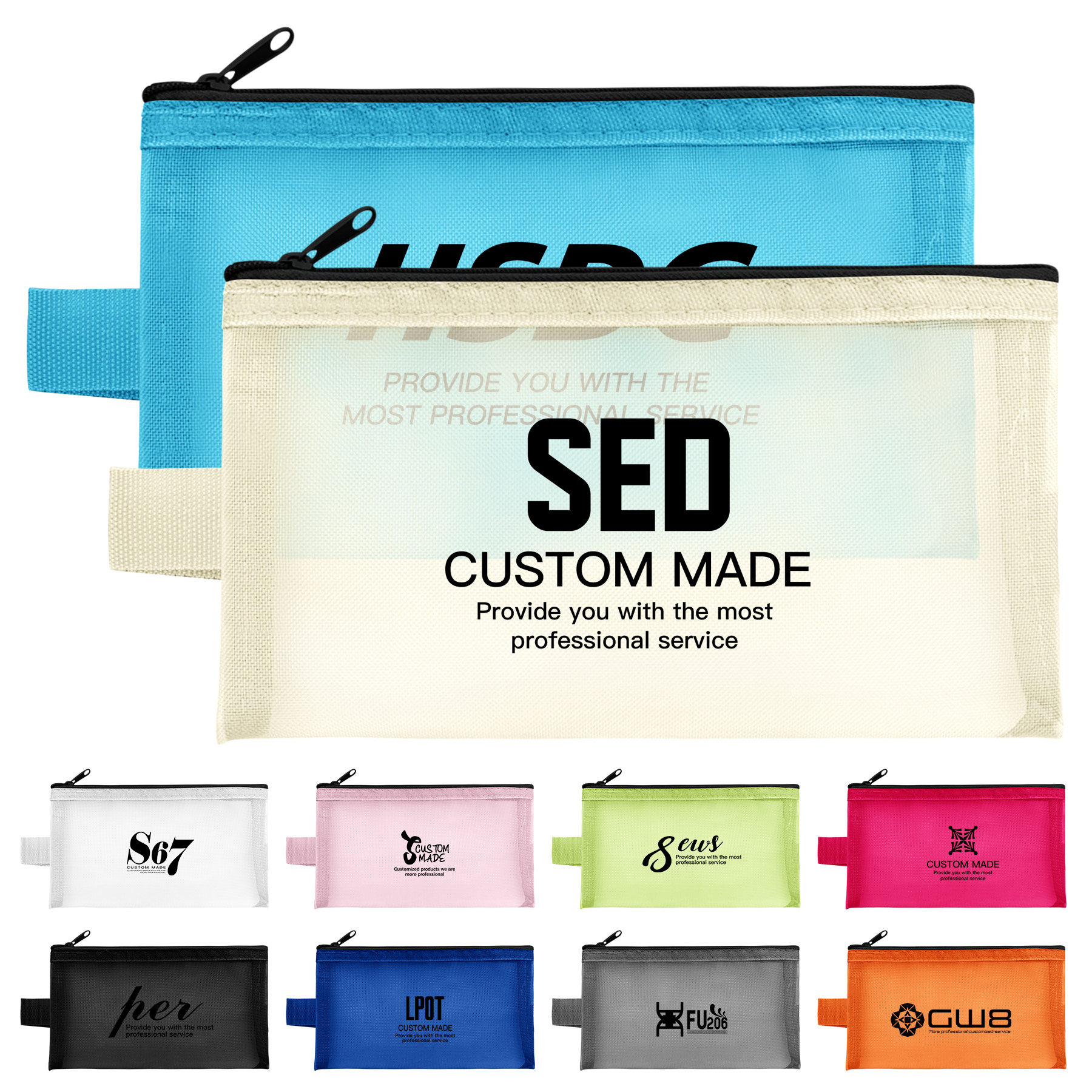 Transparent Mesh Stationary Bag 10