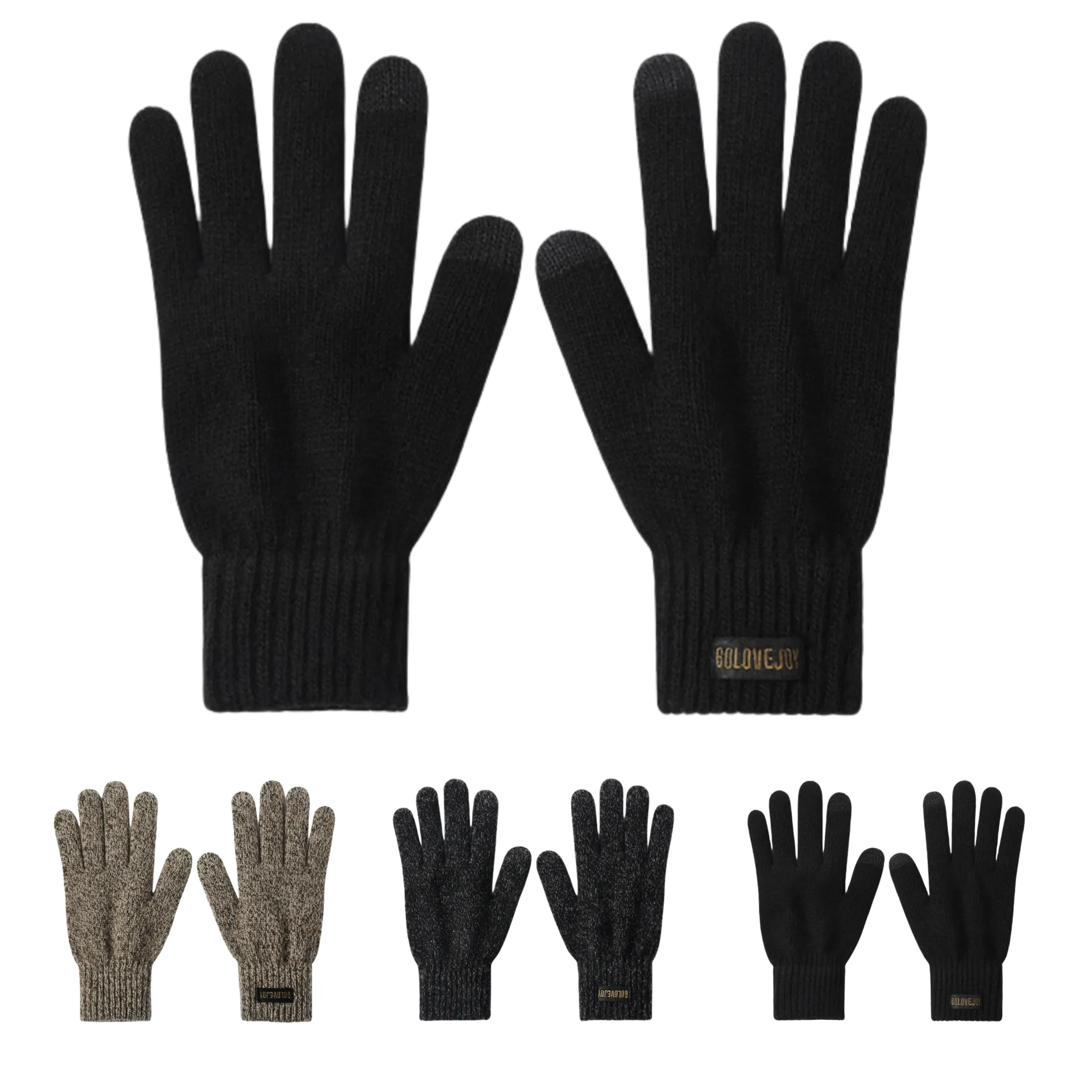 Knitted Wool Gloves 2