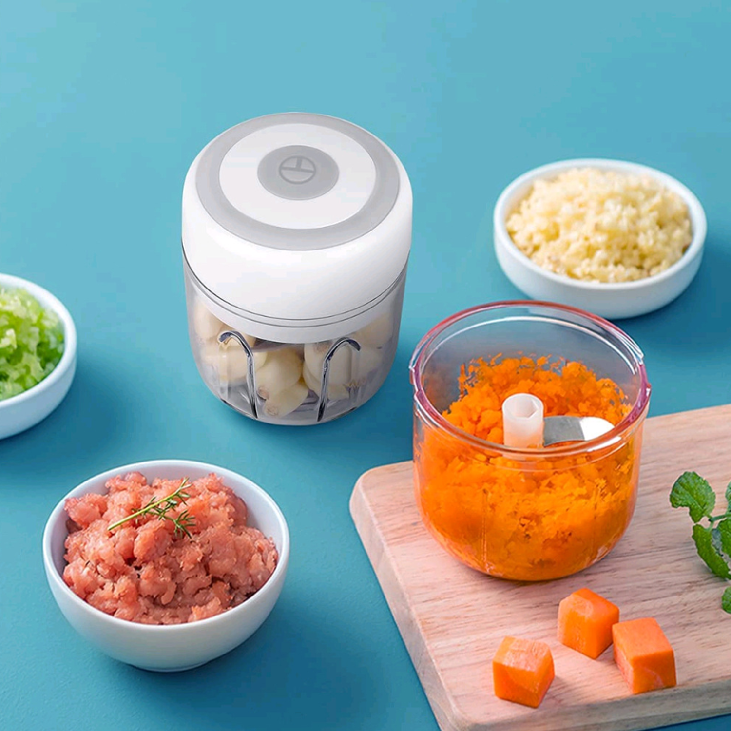 Electric Mini Garlic Chopper 2