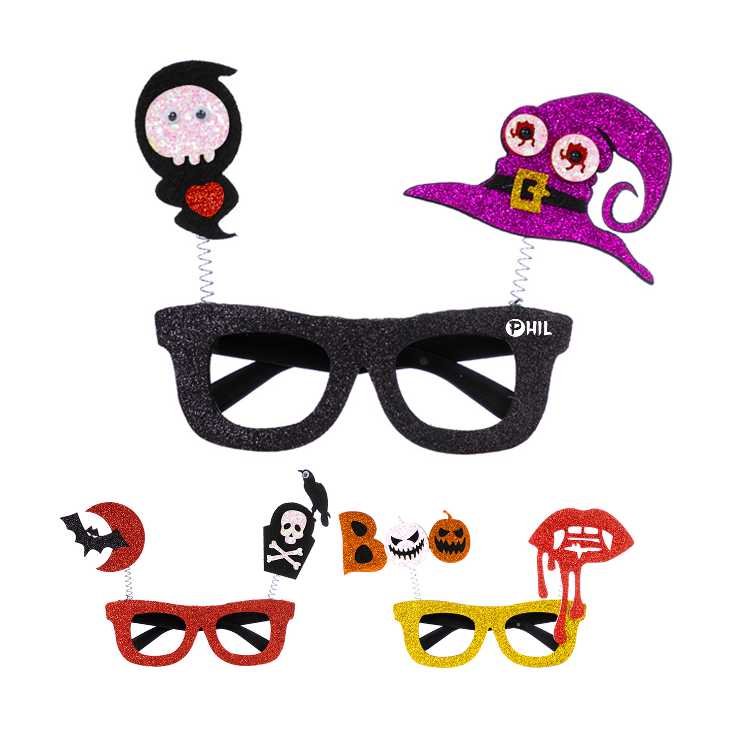 Halloween party decor glasses mask toy 5