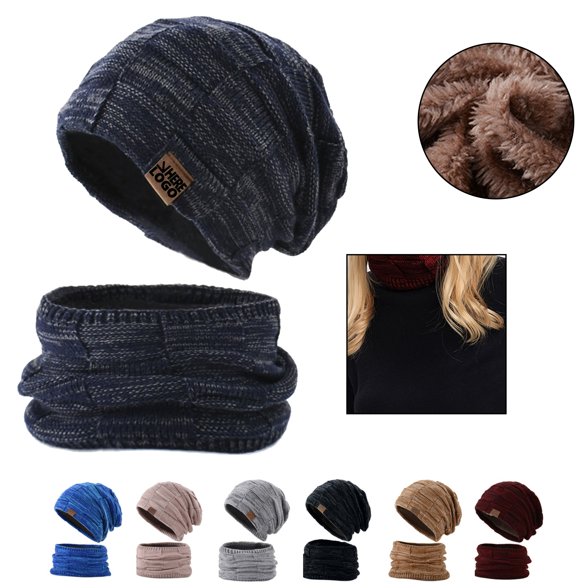 Hat and Scarf Matching Set 2