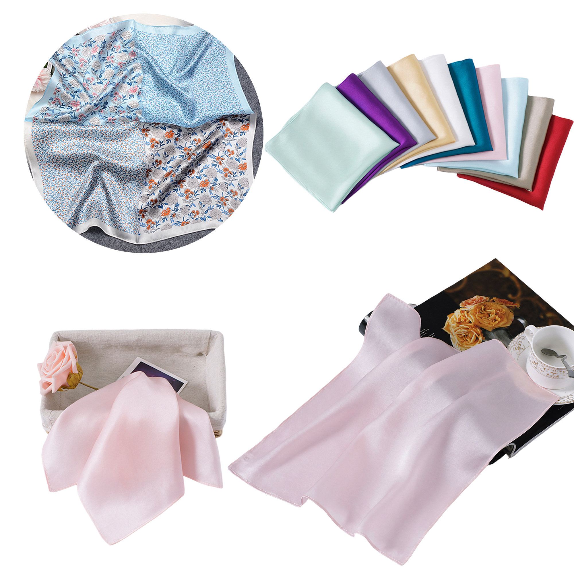 Luxurious Handkerchief in Mulberry Silk 1