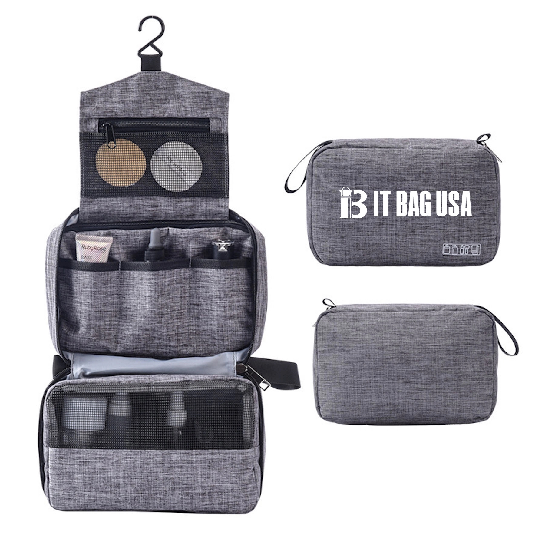 Toiletry Travel Organizer Bag With Hook 1