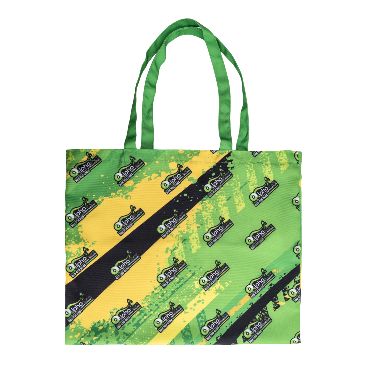 12 Oz Sublimated Sturdy Poly Canvas Tote Bag (18.5" x 14.5") 1