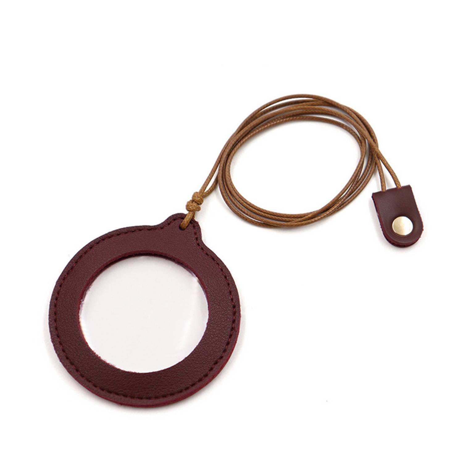 PU Leather Adjustable Neck Hanging Magnifier 6