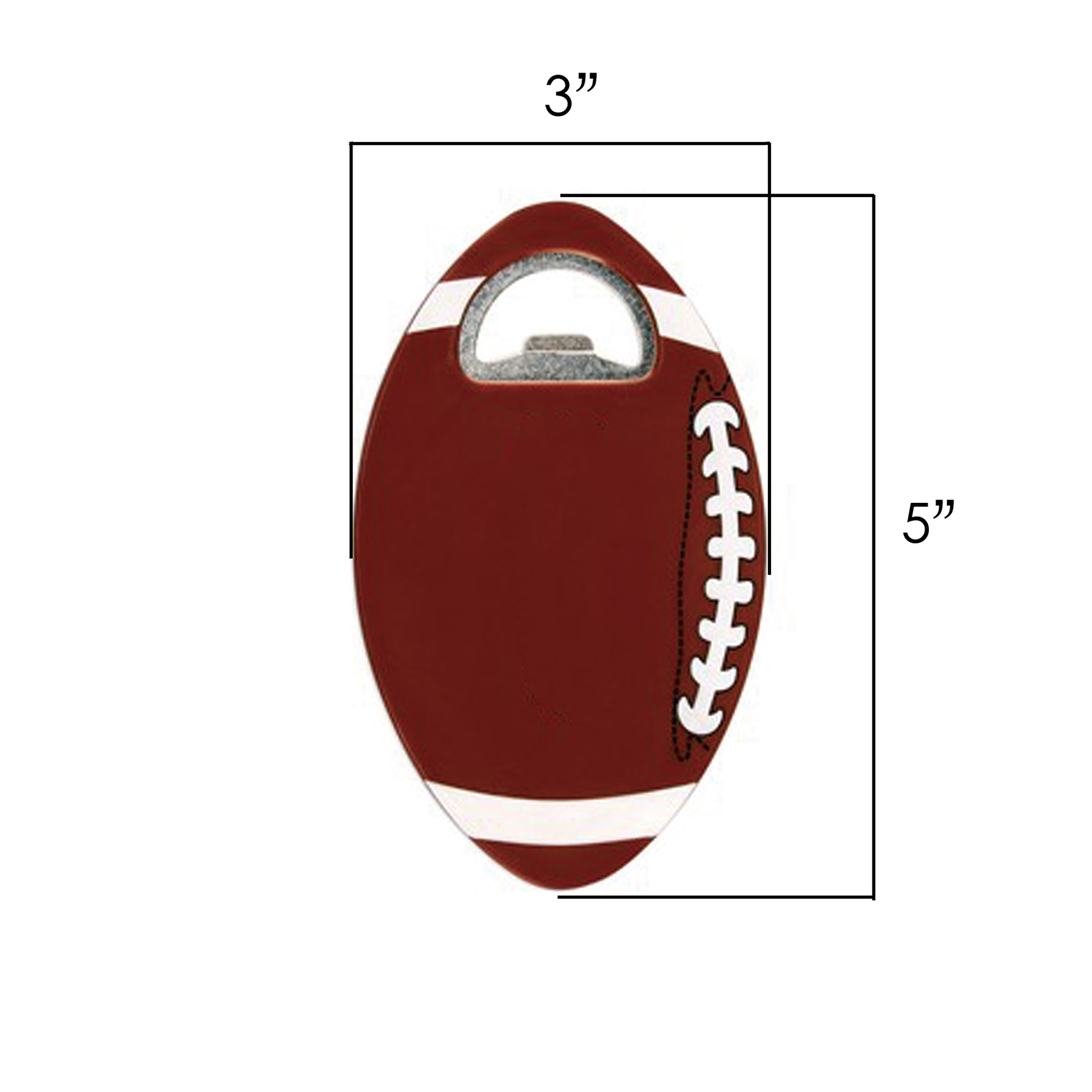 Plastic Anti-scalding EVA Football Coaster Bottle Opener 3