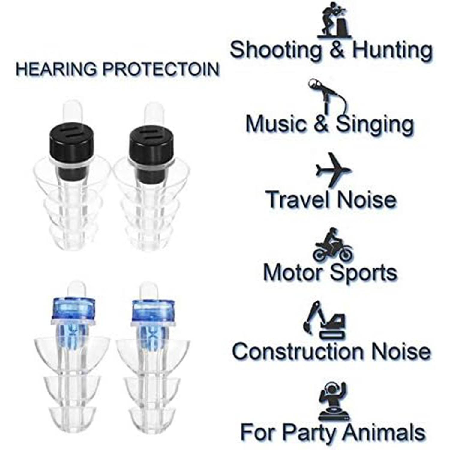 Protective Earplug set 5