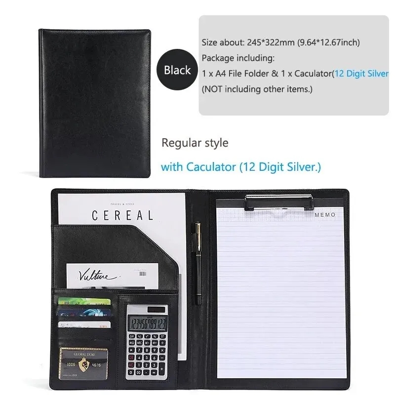 A4 Multifunctional Portable Folder with note papers 8