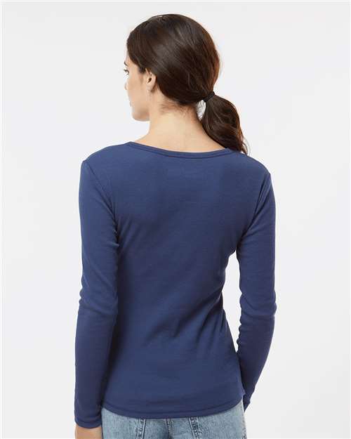 Women's Harper Long Sleeve Henley - BW2402 4
