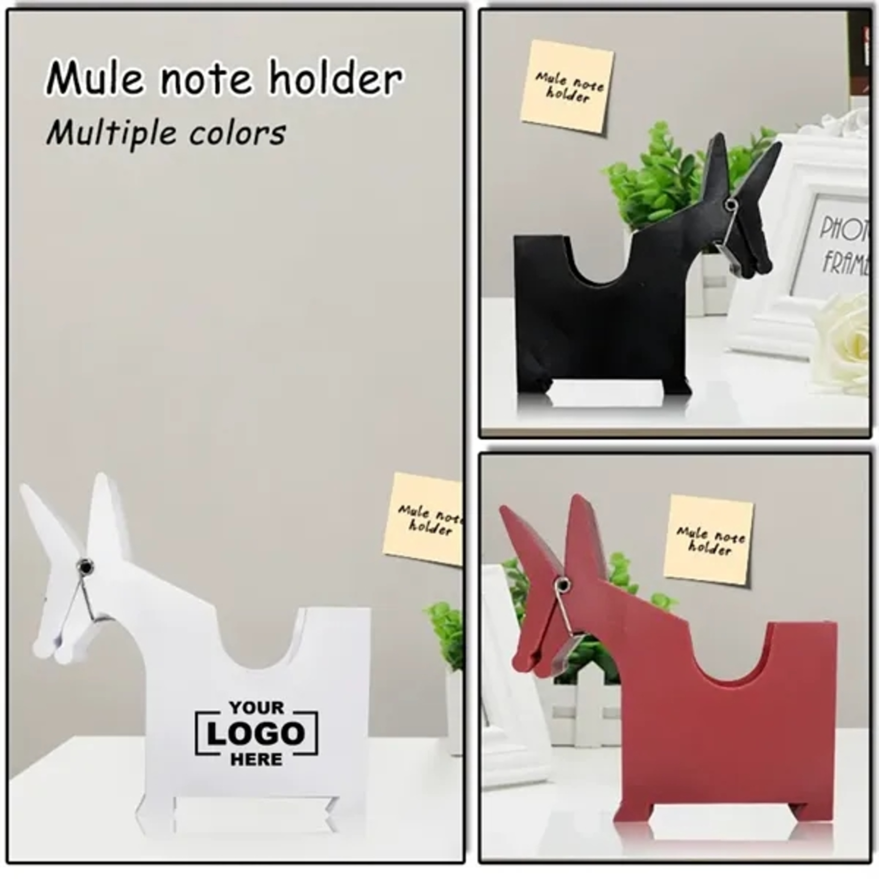 Mule Shape Memo Clip Holder
 2
