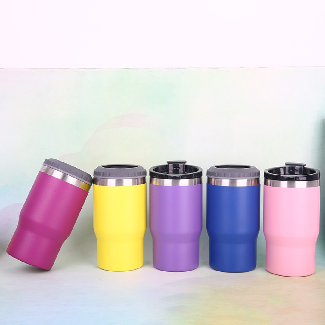 Freezable Stainless Steel Insulated Beer Holder 2