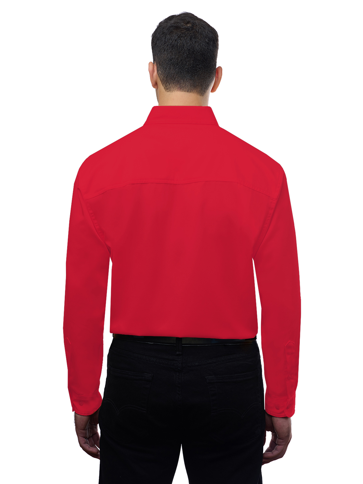 Blue Generation - Men's 1-Pocket Value Poplin Shirt 8