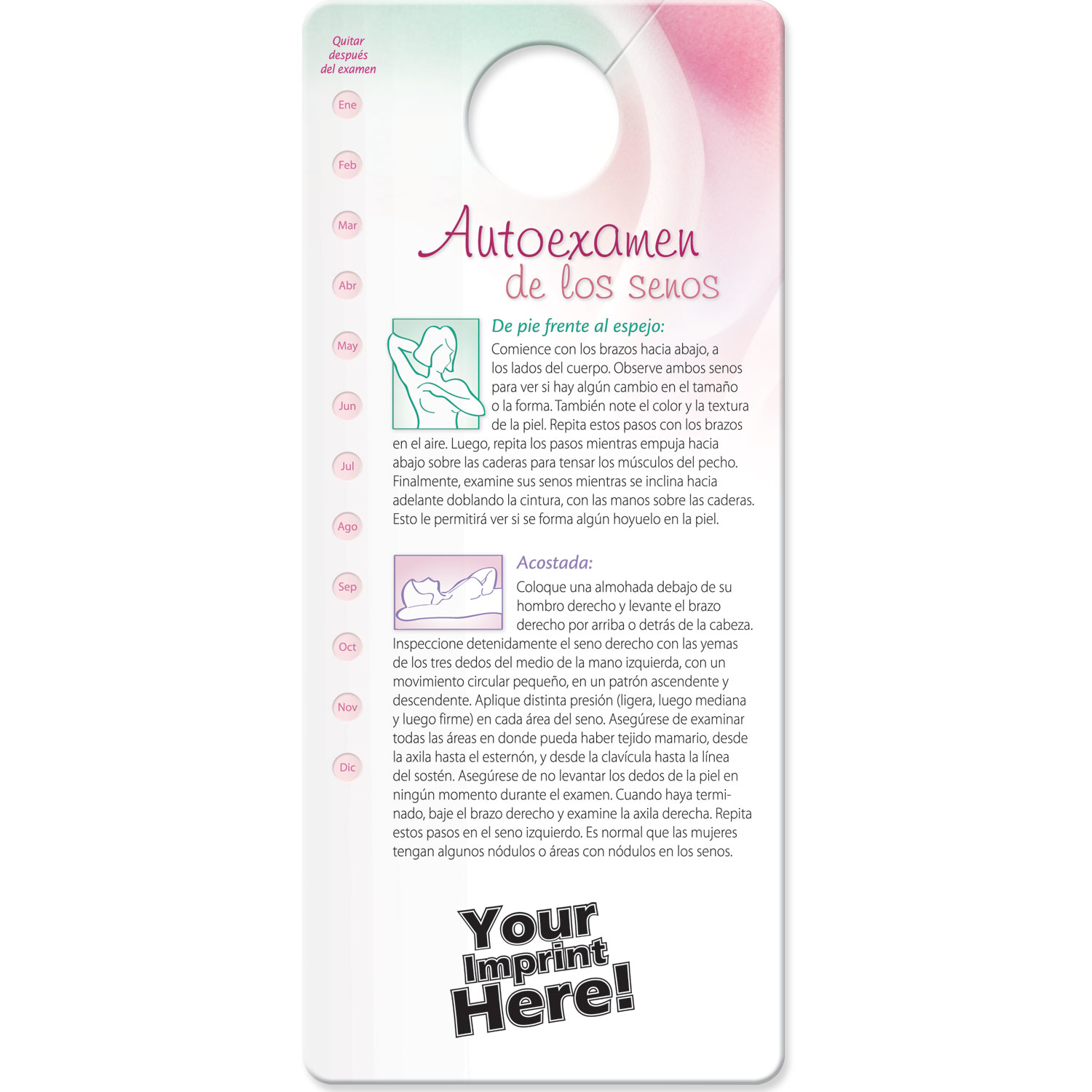 Shower Card - Breast Self-Exam 4