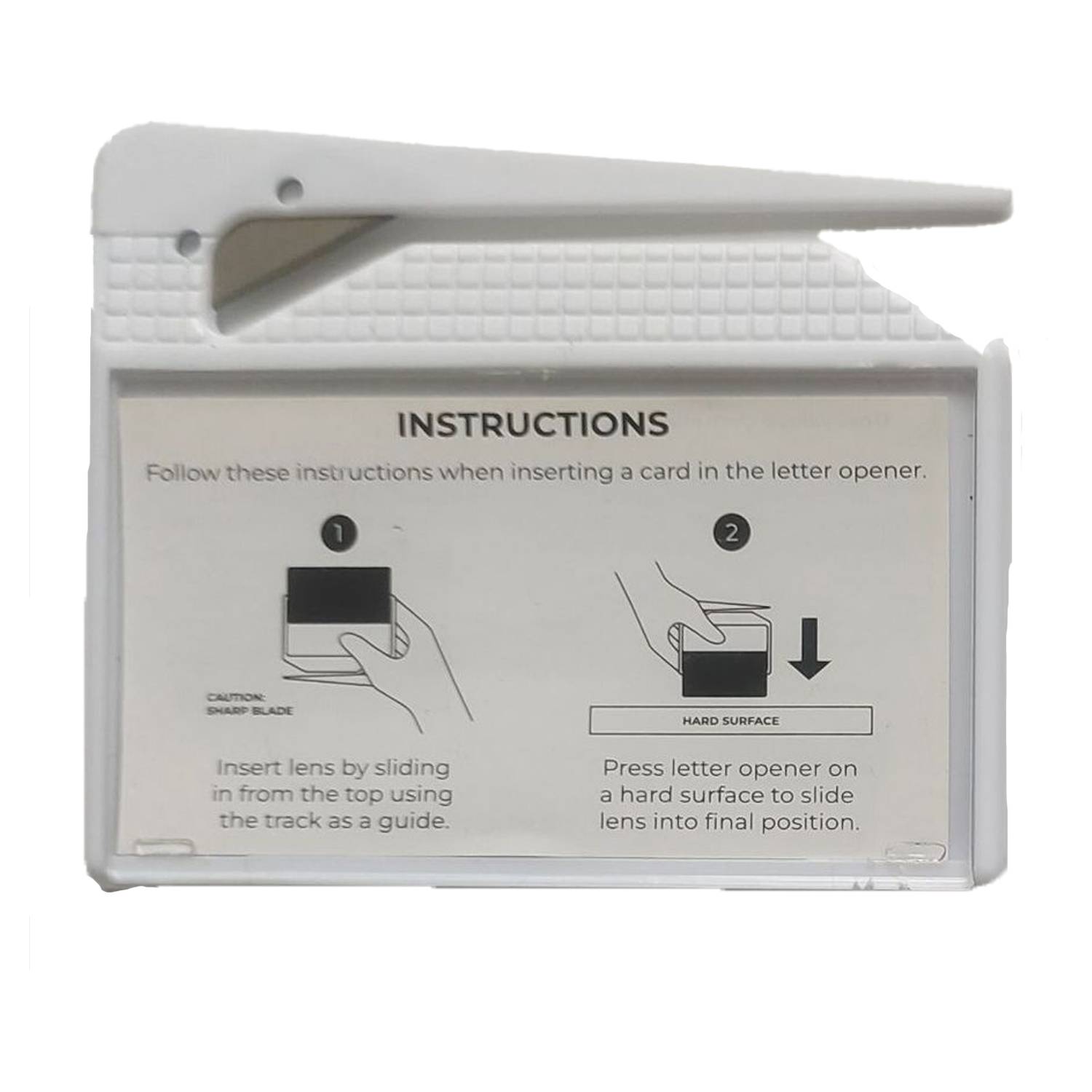2-in-1 Plastic Card Case Letter Opener 8