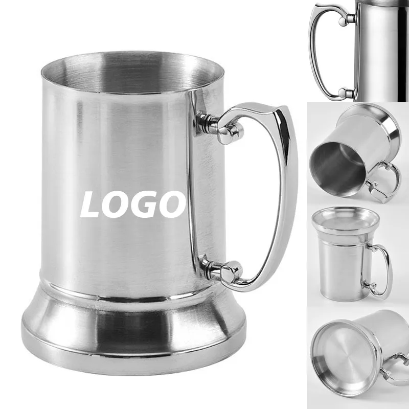 15 Oz Stainless Steel Beer Mug 3