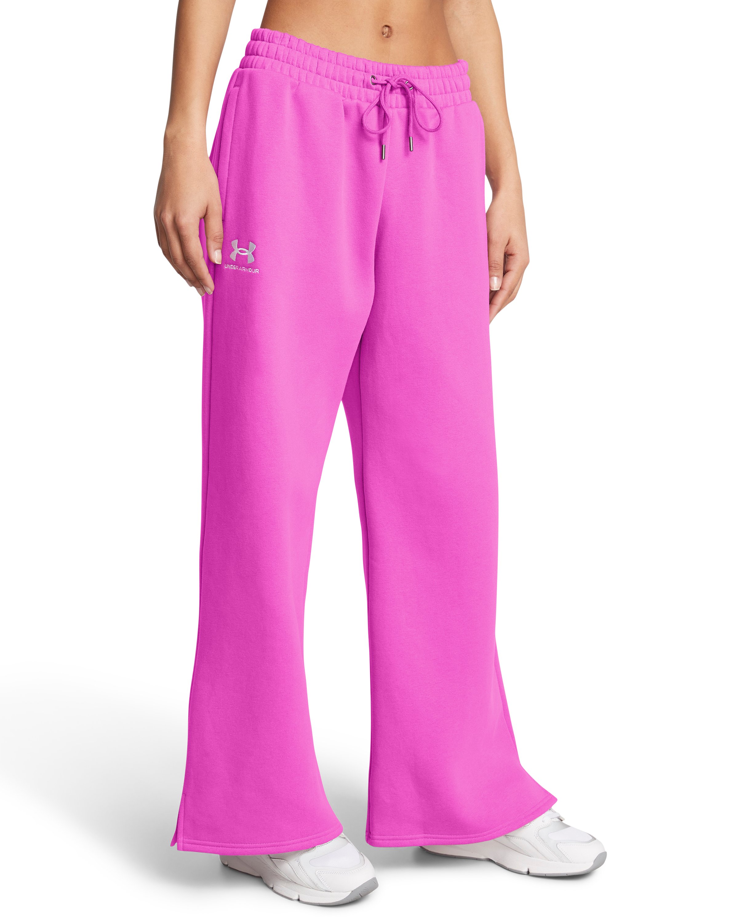 UA Icon Fleece Women's Wide Leg Pants 13