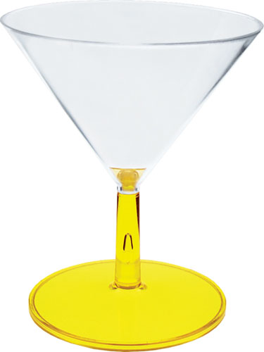 2oz Plastic Mini Stemmed Martini Glass CLOSE OUT 3