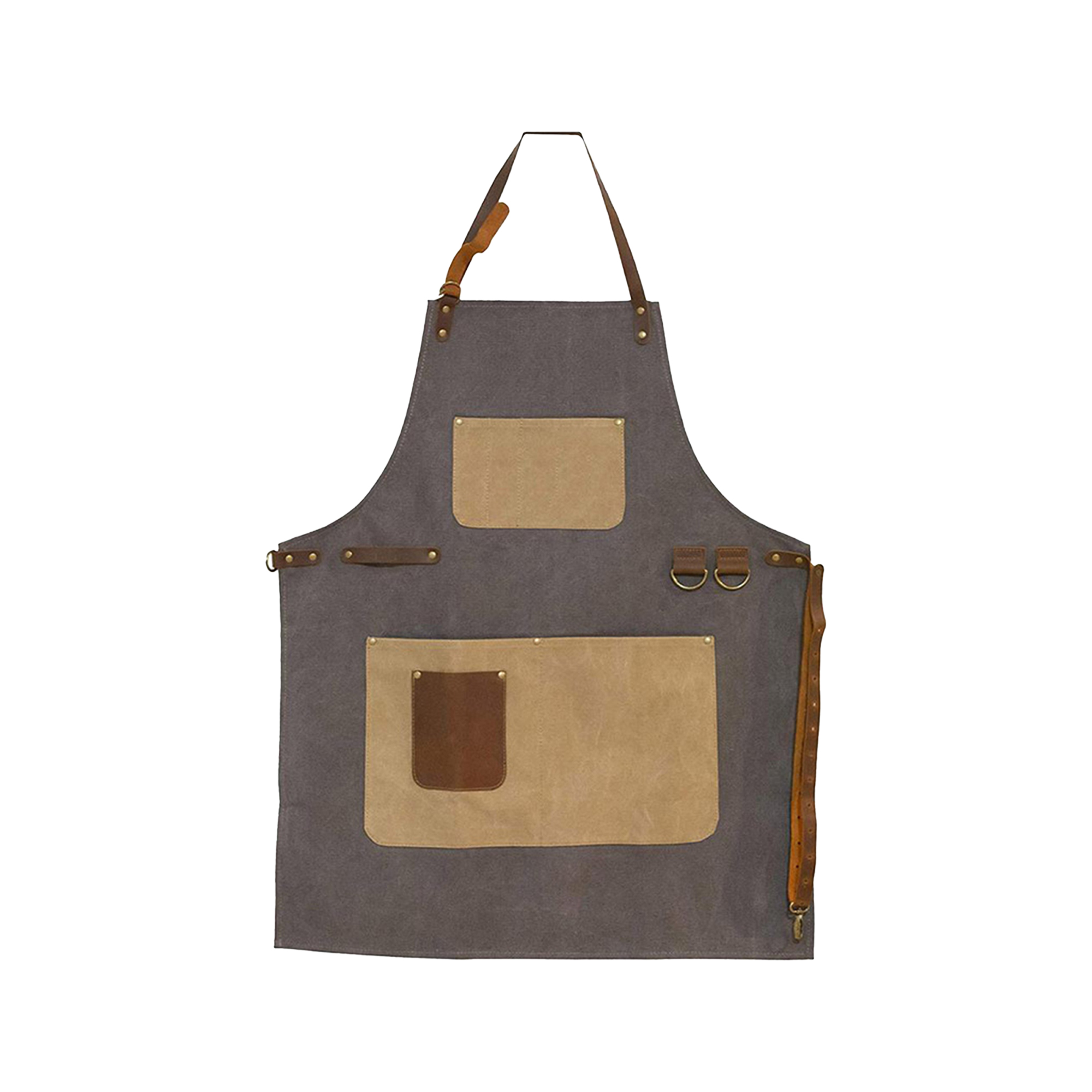 Oxford Professional Utility Apron With Leather Straps 4