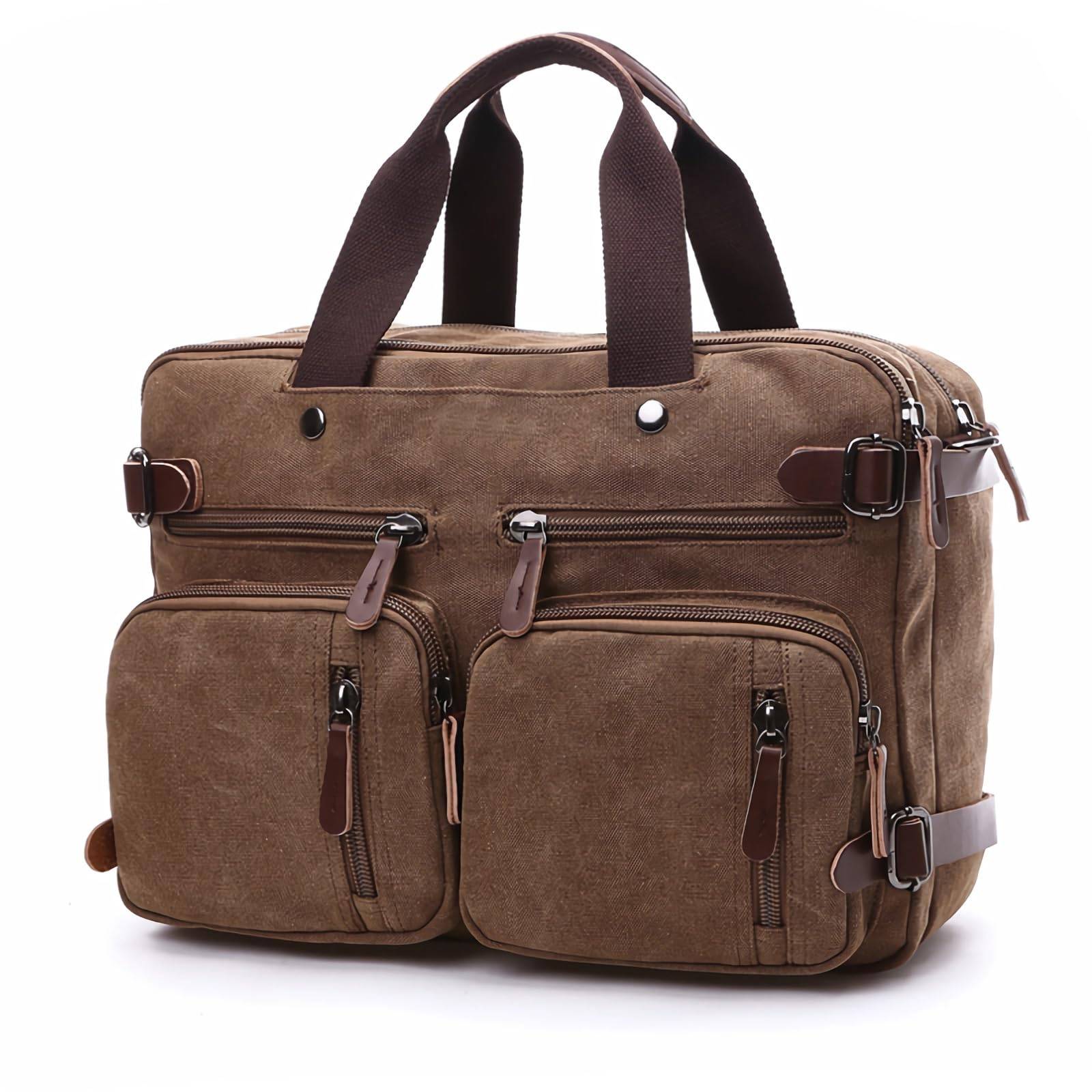 Laptop Tote Bag 3 in 1 Convertible Messenger Briefcase 12