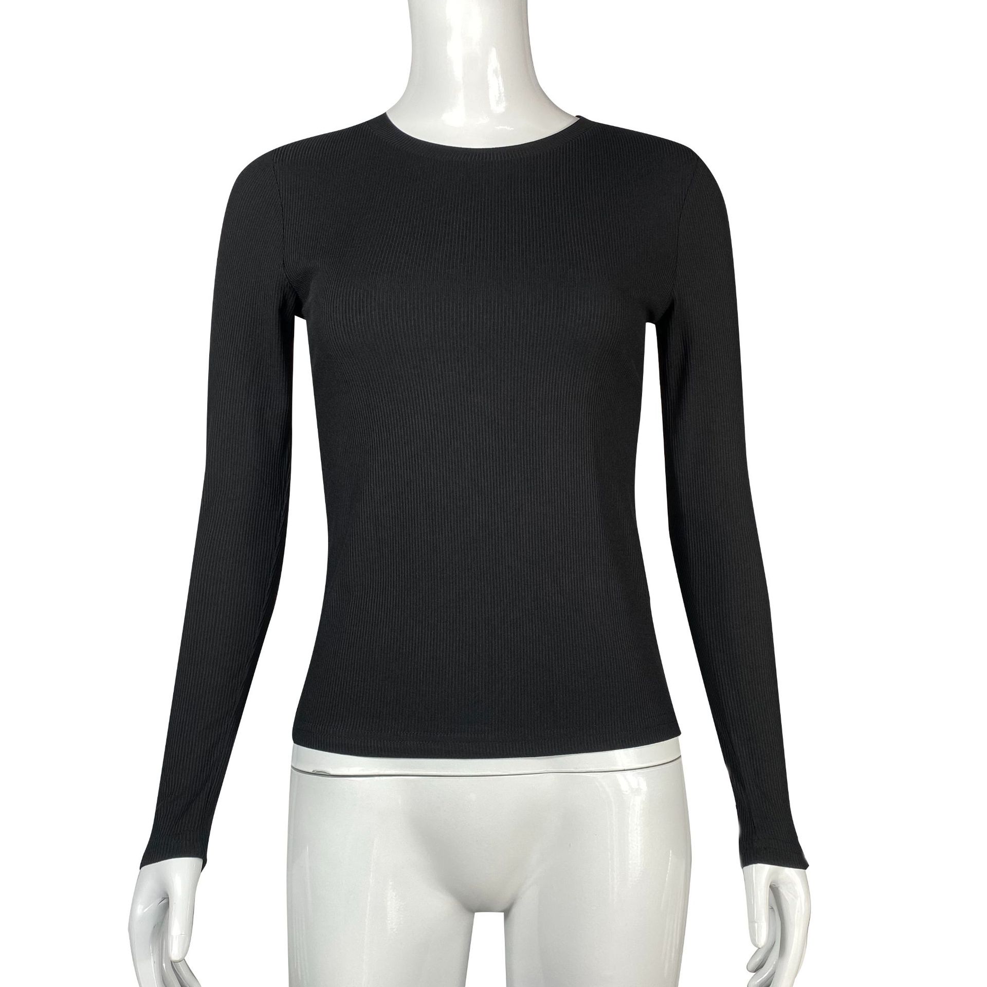 Long Sleeve Blouses Shirts Basic Tops 5