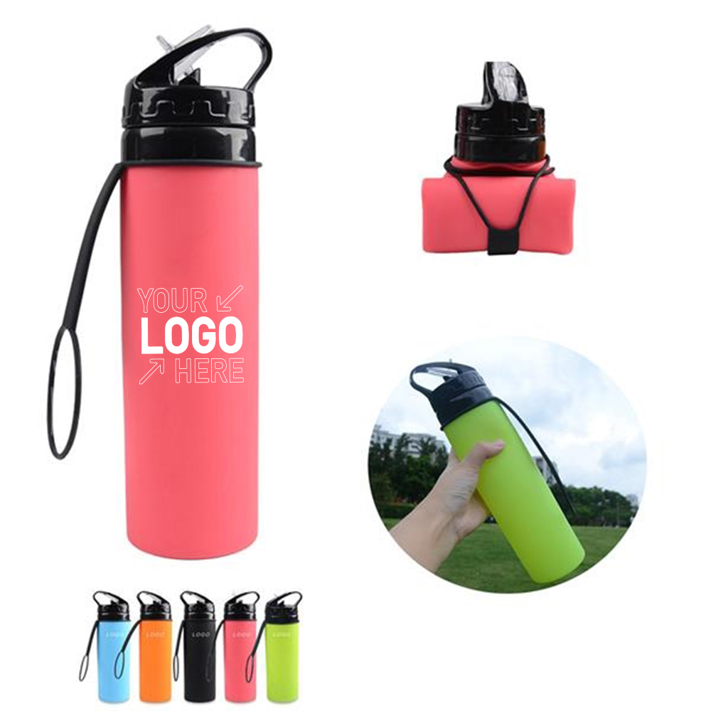 Travel Silicone Collapsible Water Bottle 6